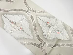 プラチナ箔立涌鳳凰文織出し袋帯